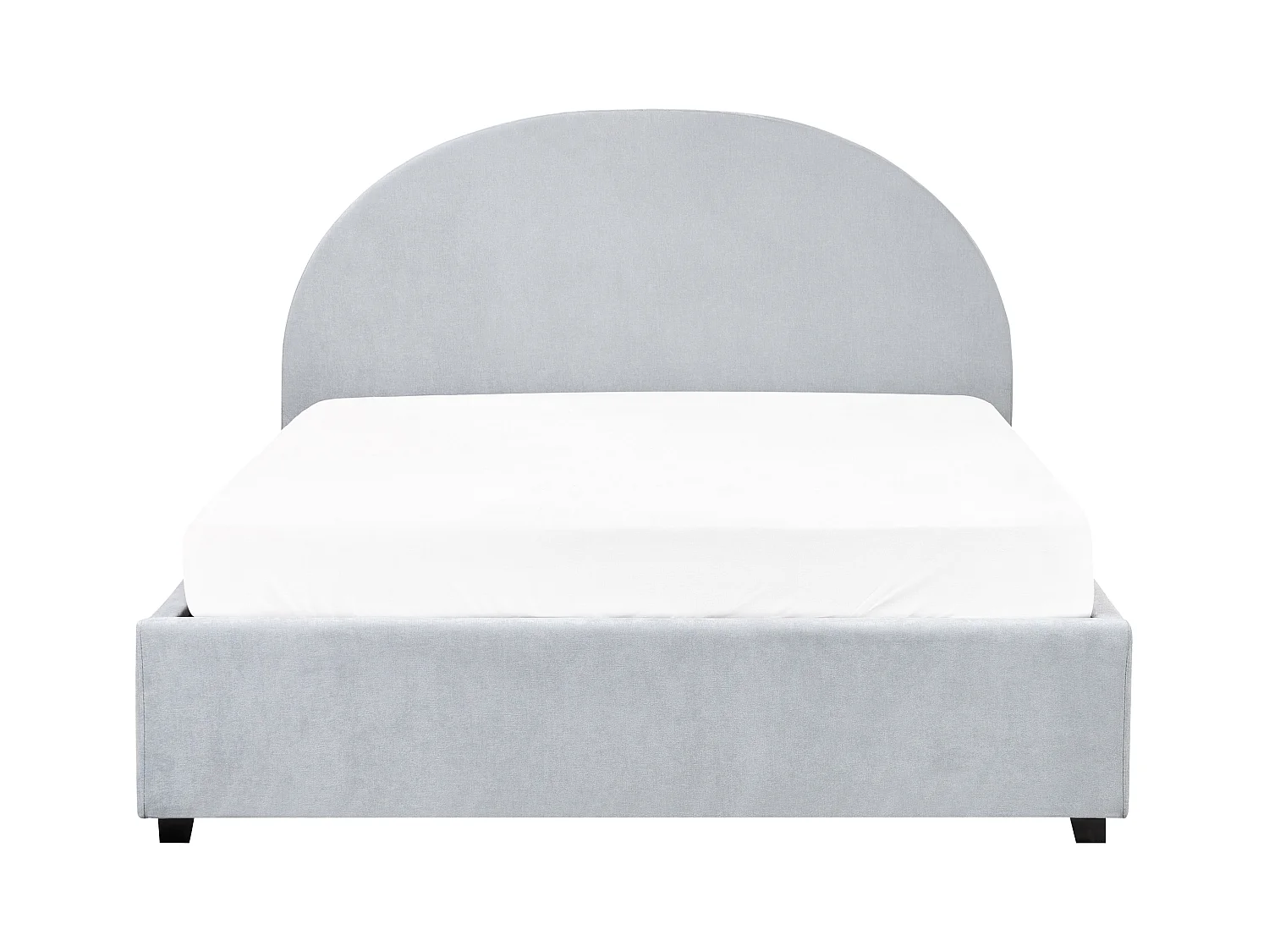 Lit ottoman Tissu VAUCLUSE 140 x 200 cm Bleu clair