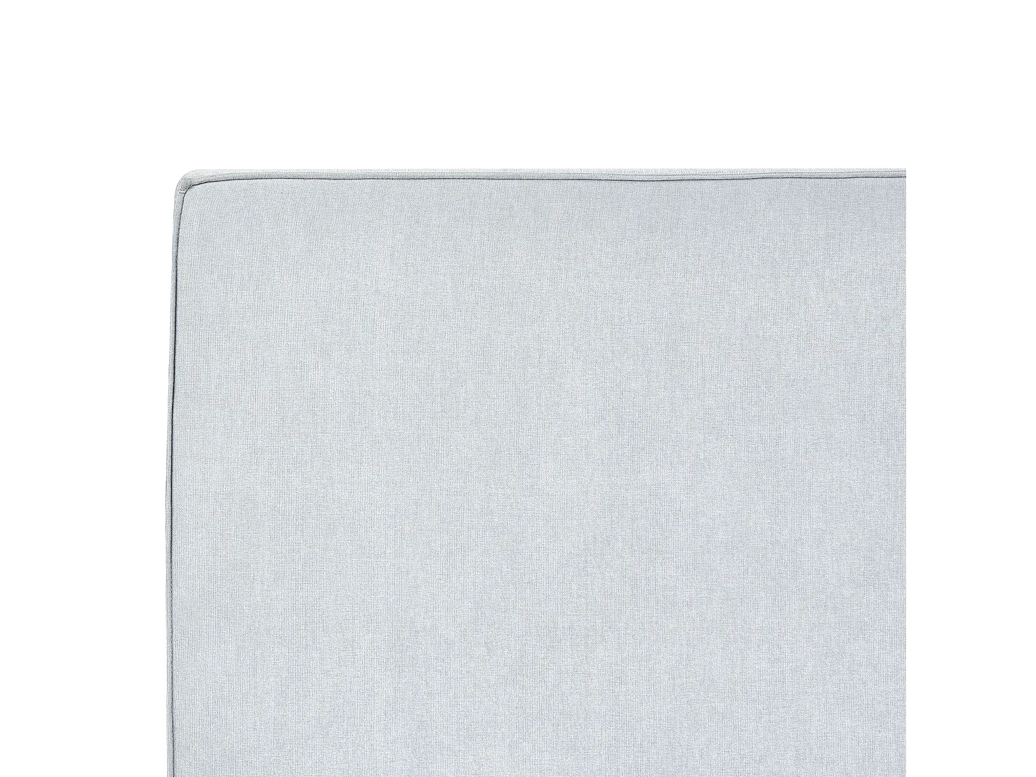 Lit ottoman Tissu chenille MOISSAC 180 x 200 cm Bleu clair