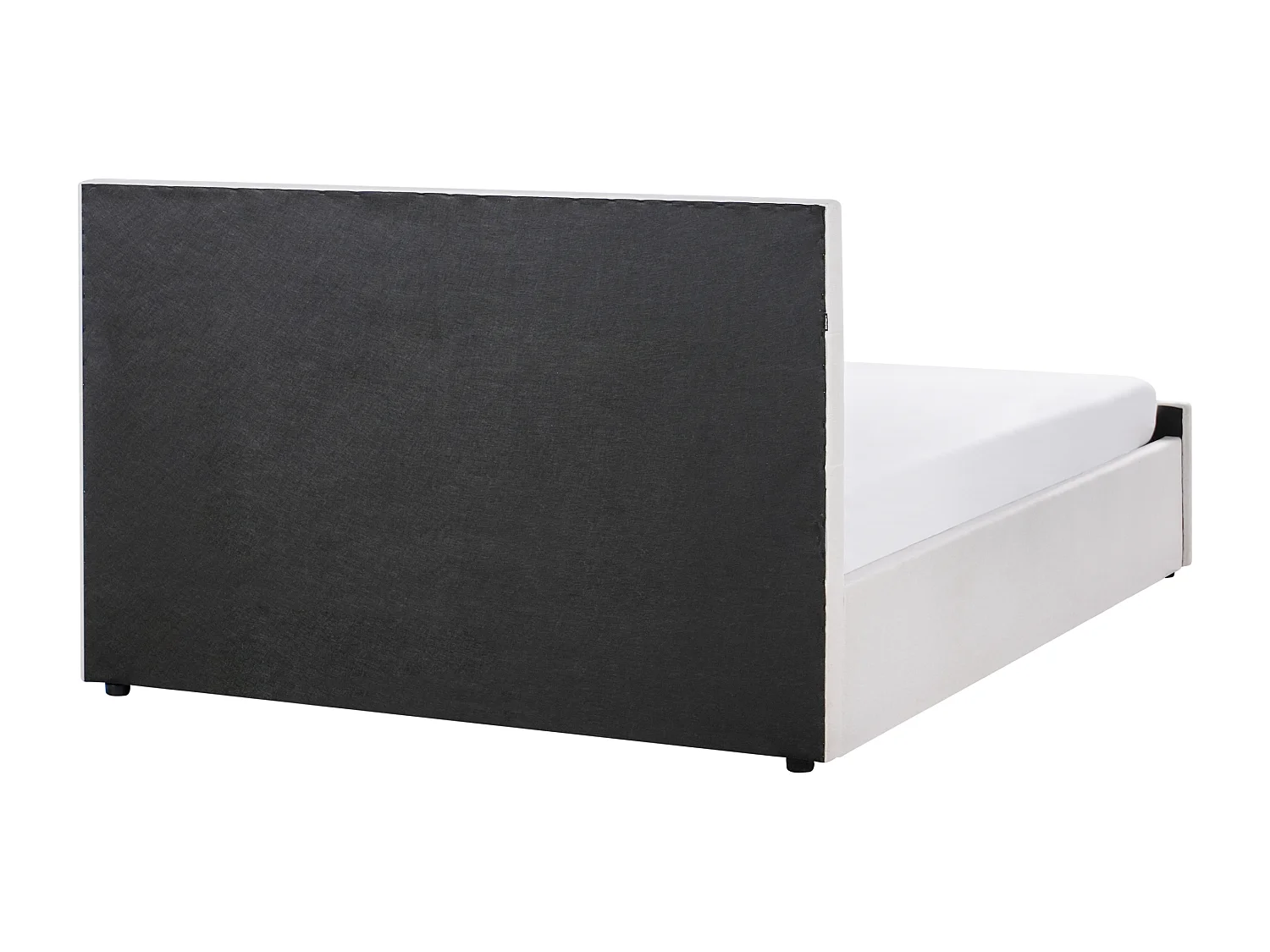 Lit ottoman Tissu AMIENS 160 x 200 cm Beige