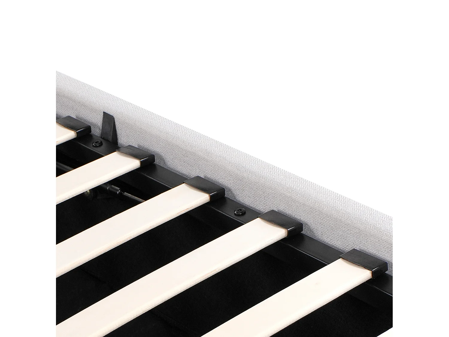 Lit ottoman Tissu AMIENS 160 x 200 cm Beige