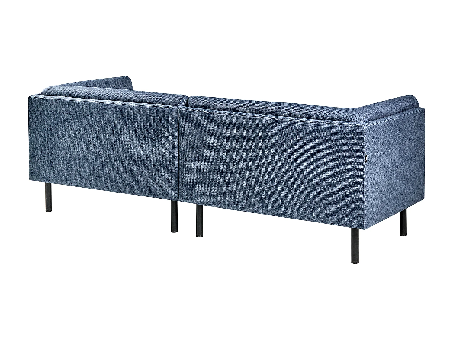 Canapé 3 places VORGOD Tissu Bleu foncé