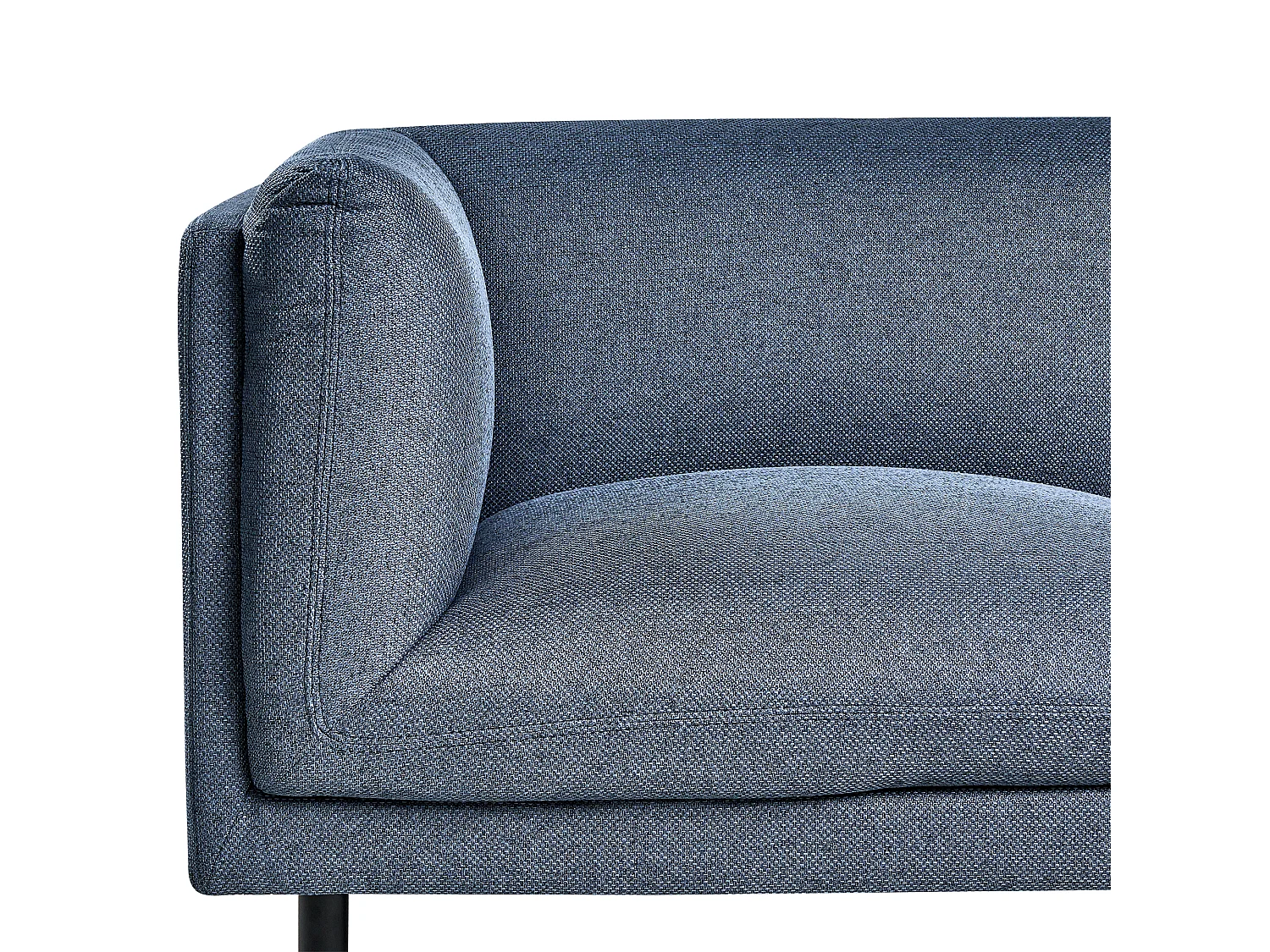 Sofa 3 Seater VORGOD Fabric Dark Blue