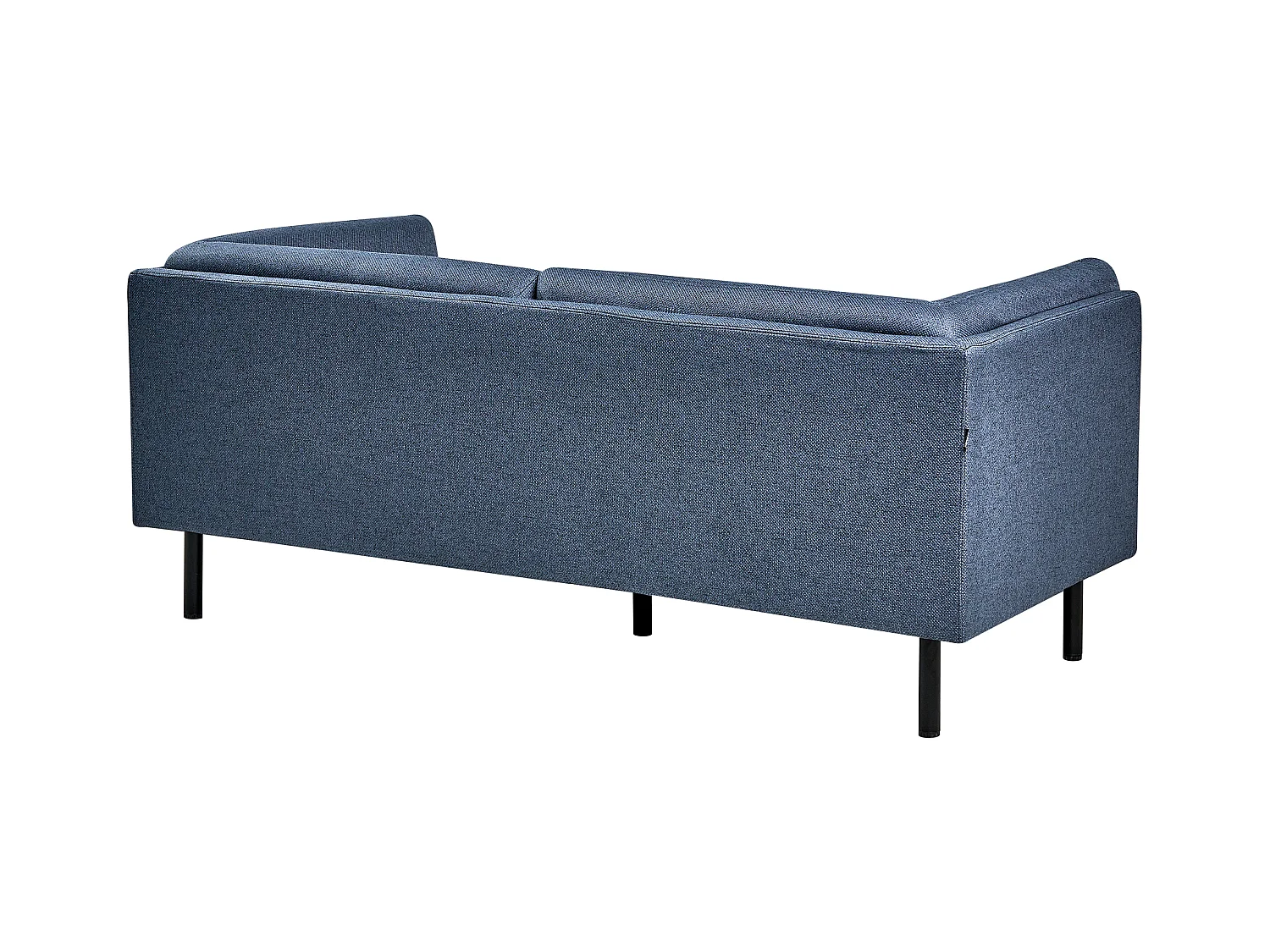 Canapé 2 places VORGOD Tissu Bleu foncé