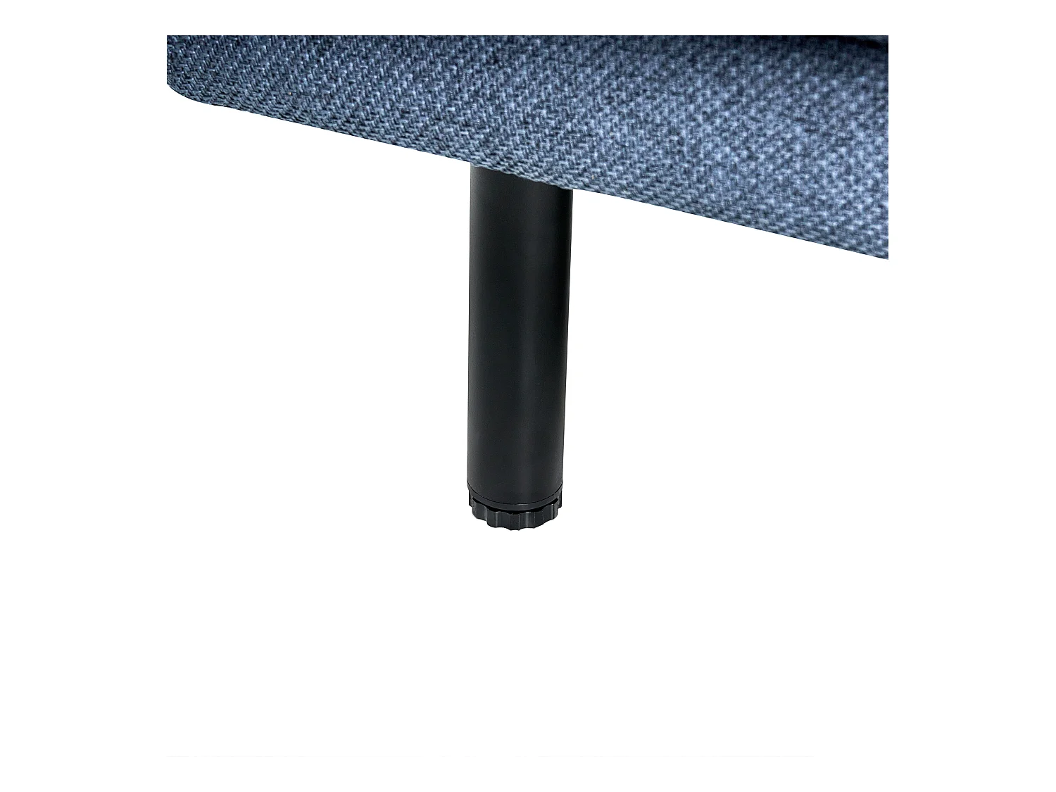 Canapé 2 places VORGOD Tissu Bleu foncé