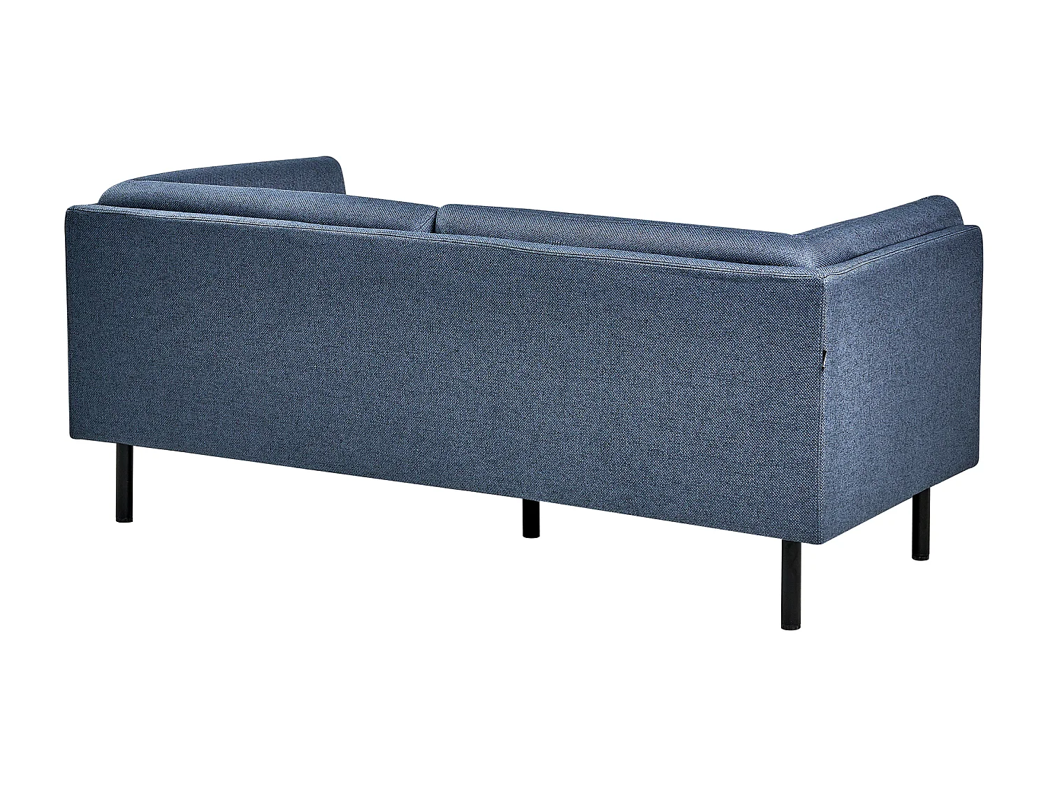 Canapé 2 places VORGOD Tissu Bleu foncé