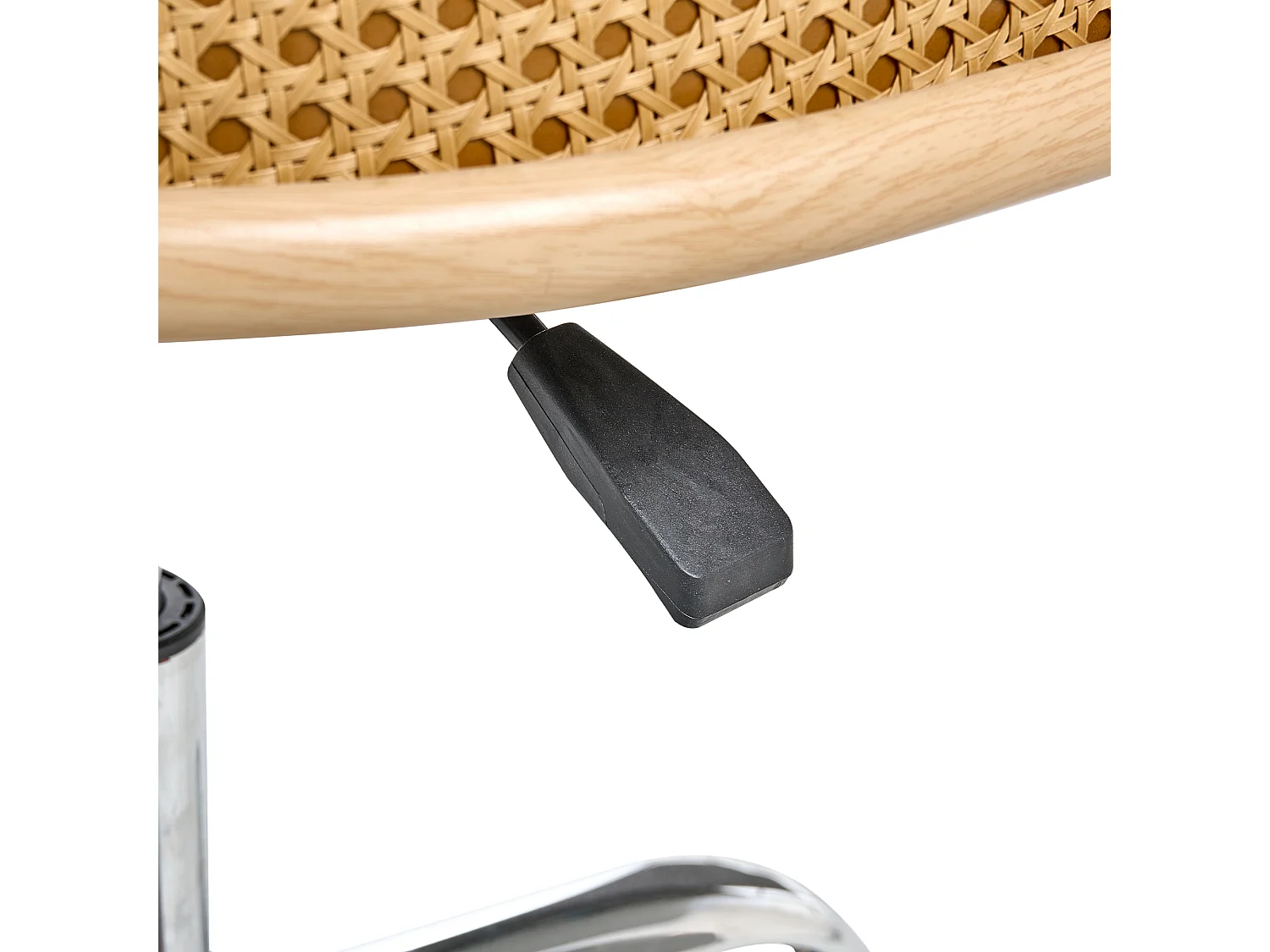 Chaise de bureau BALTIMORE Cuir PU Marron