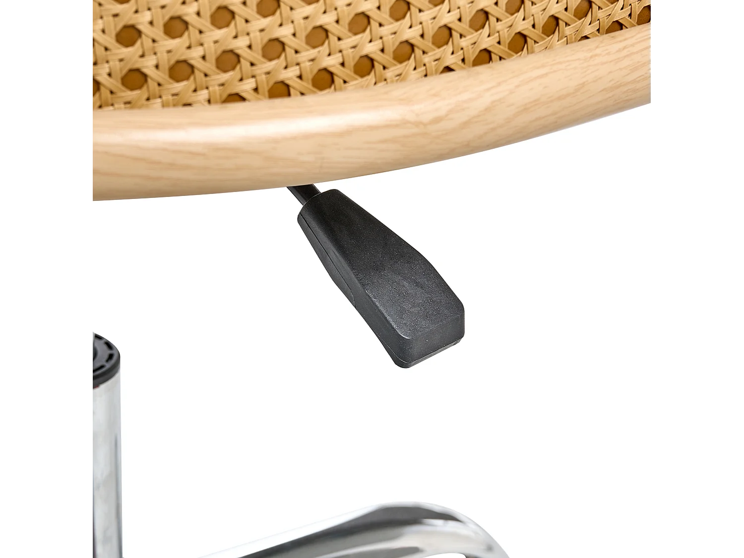 Chaise de bureau BALTIMORE Cuir PU Marron