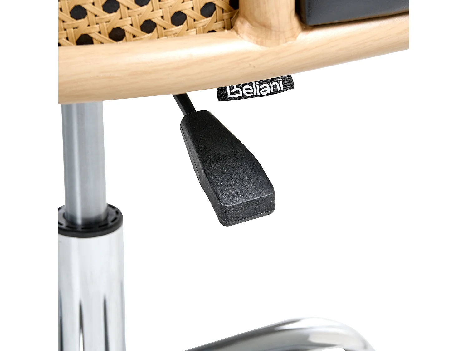 Chaise de bureau ELKHART Cuir PU Noir