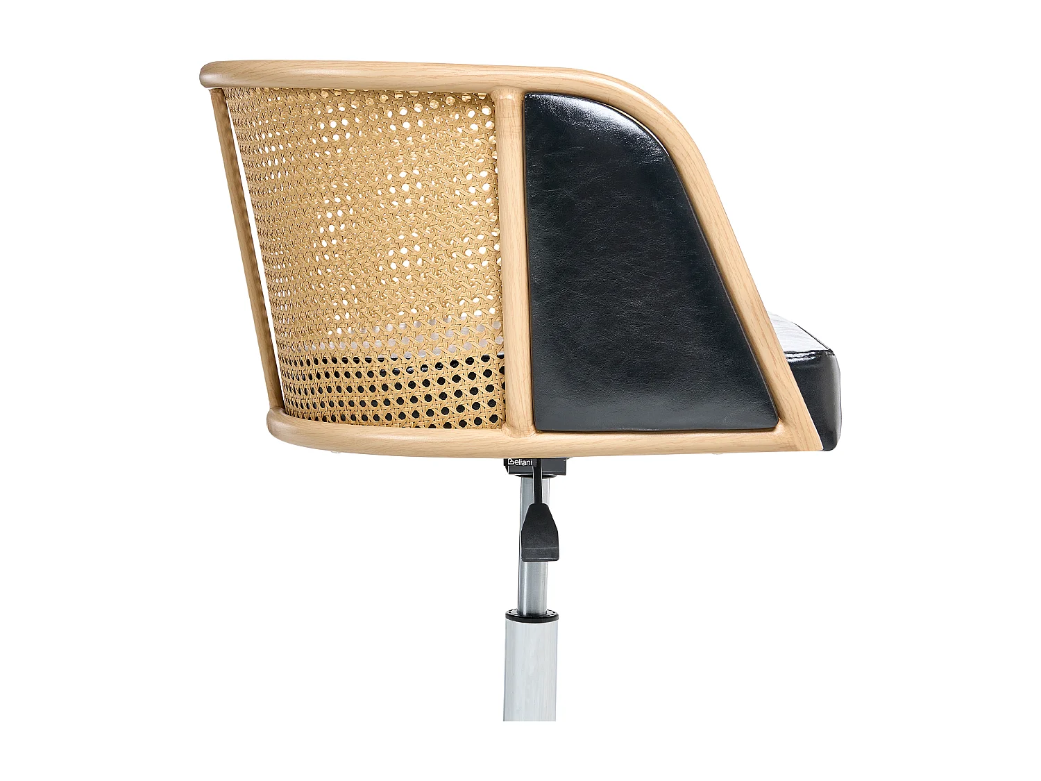 Chaise de bureau ELKHART Cuir PU Noir