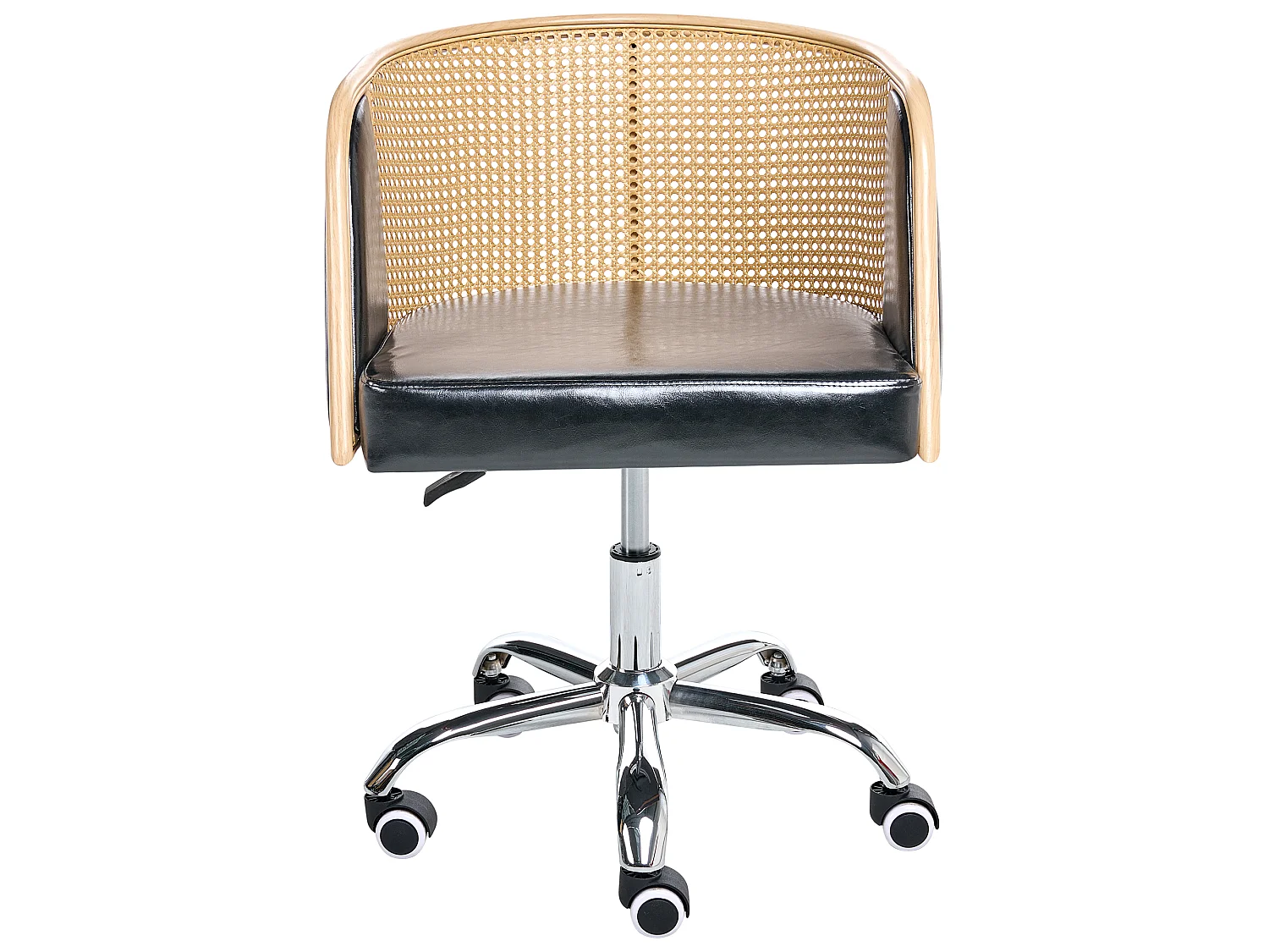 Chaise de bureau ELKHART Cuir PU Noir