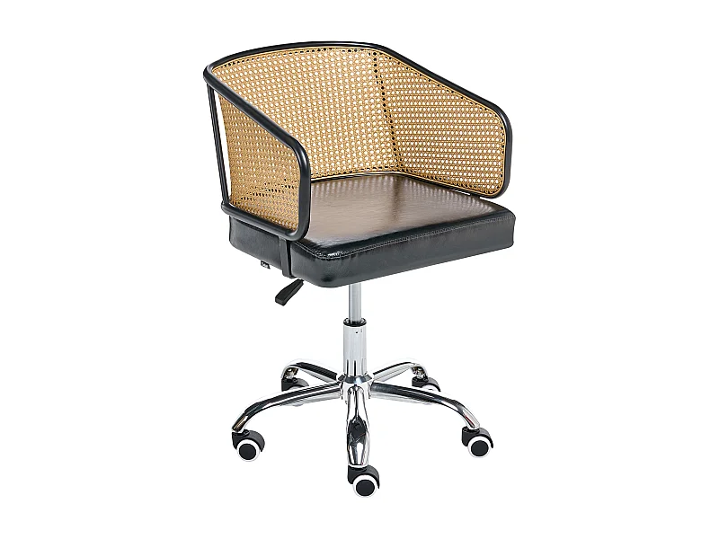 Chaise de bureau TUCSON Cuir PU Noir