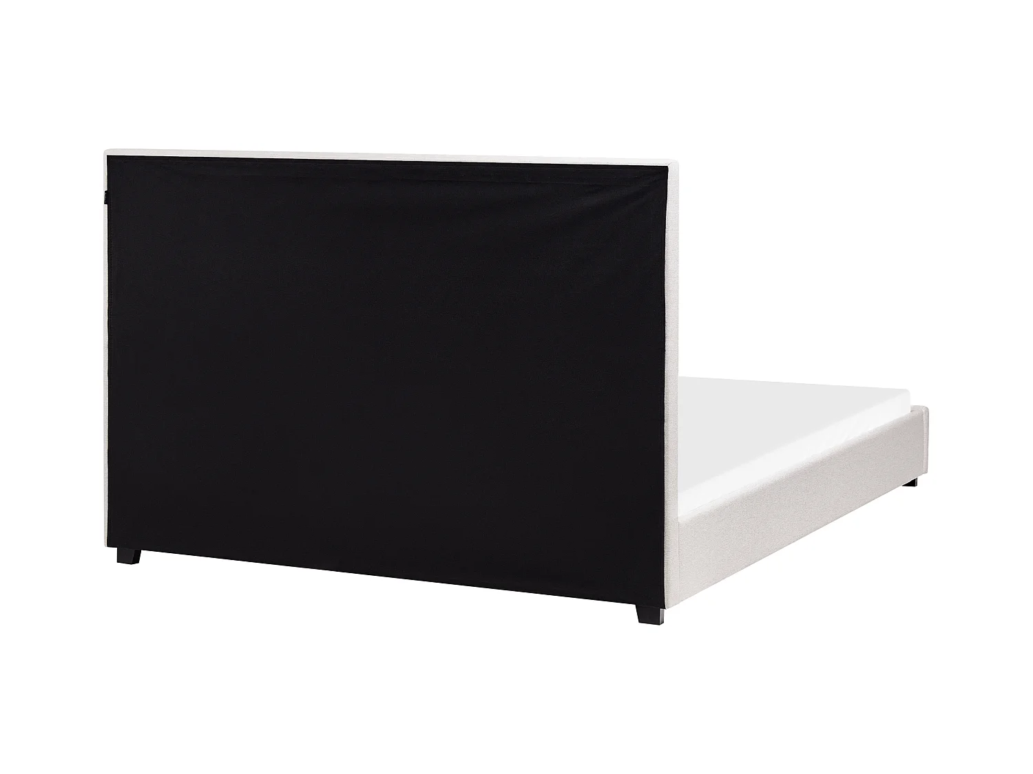 Lit à eau Tissu ROUEN 160 x 200 cm Beige clair