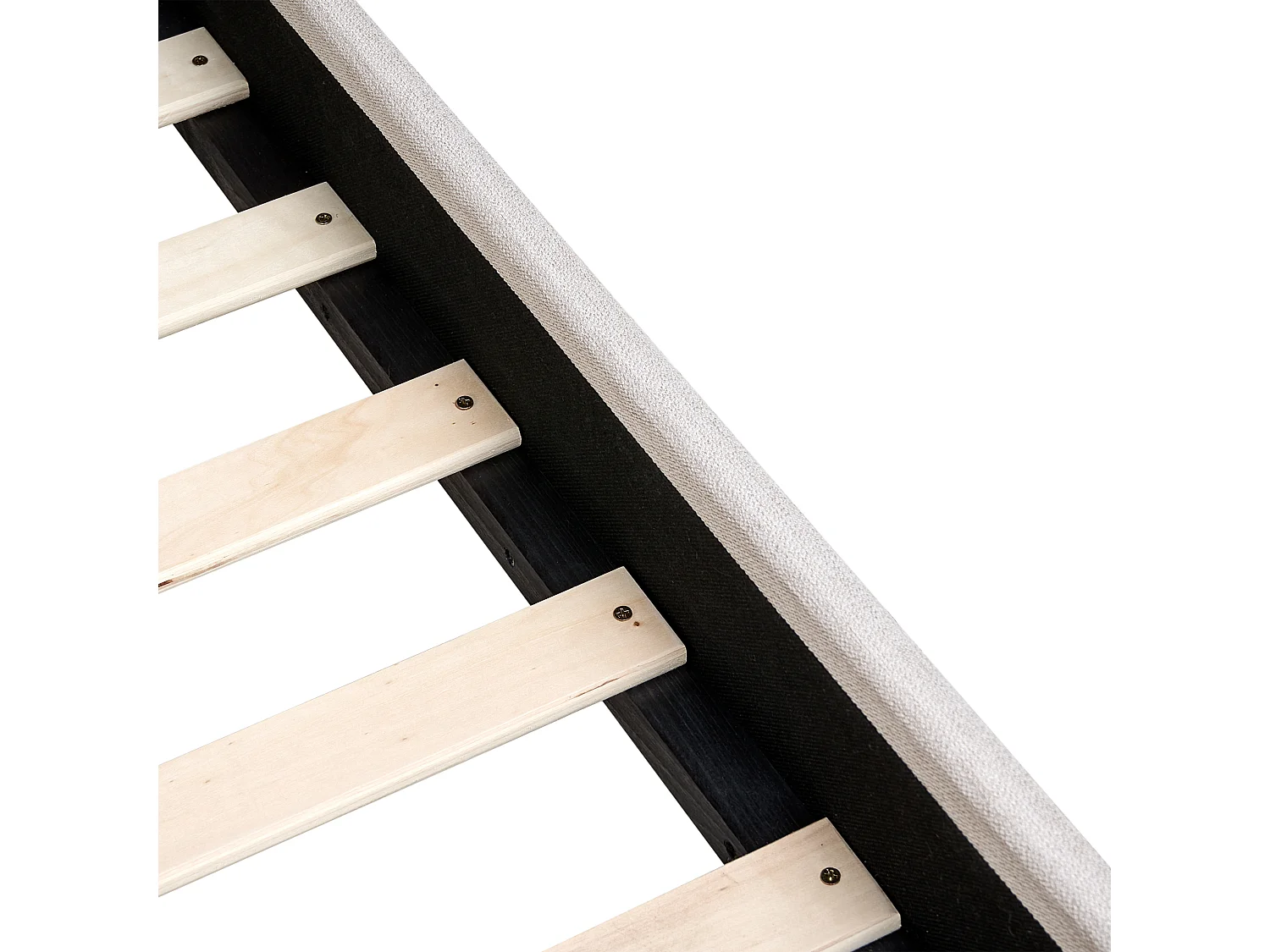 Lit à eau Tissu ROUEN 160 x 200 cm Beige clair