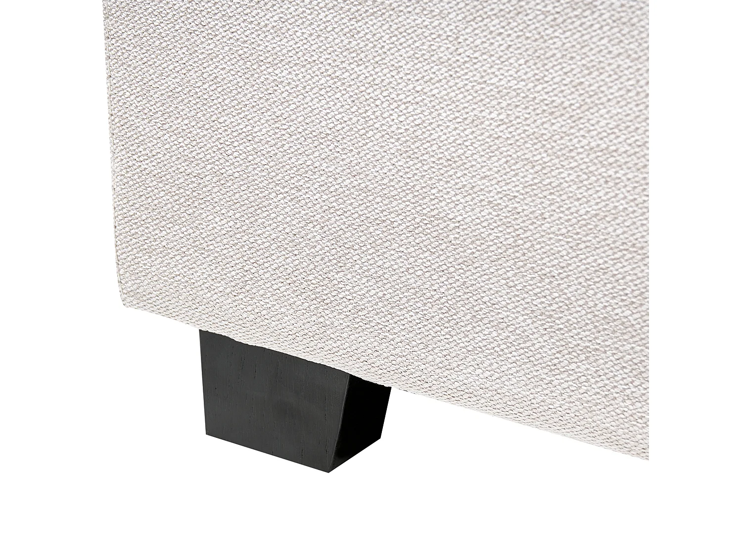 Lit à eau Tissu ROUEN 160 x 200 cm Beige clair