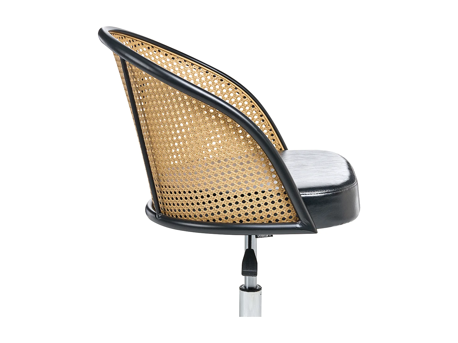 Chaise de bureau BALTIMORE Cuir PU Noir