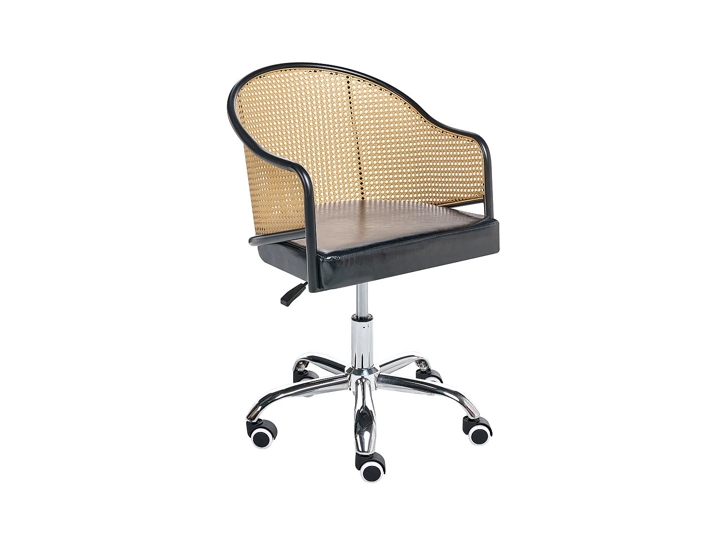 Chaise de bureau REDDING Cuir PU Noir