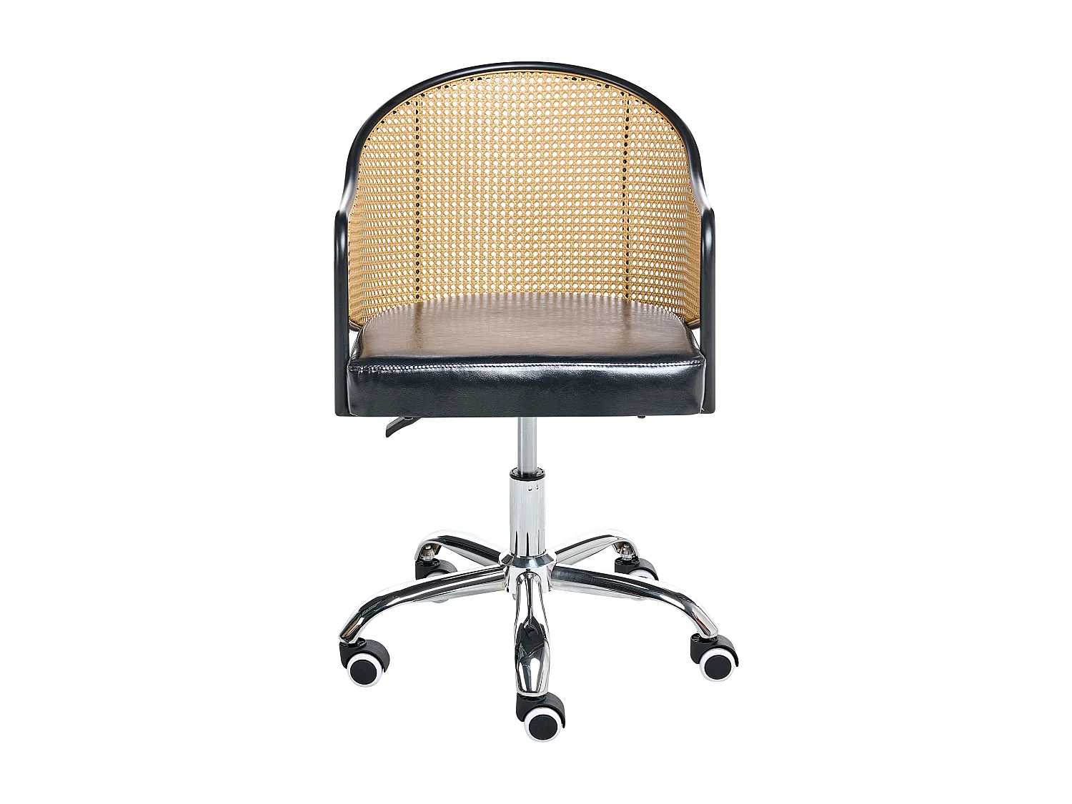 Chaise de bureau REDDING Cuir PU Noir