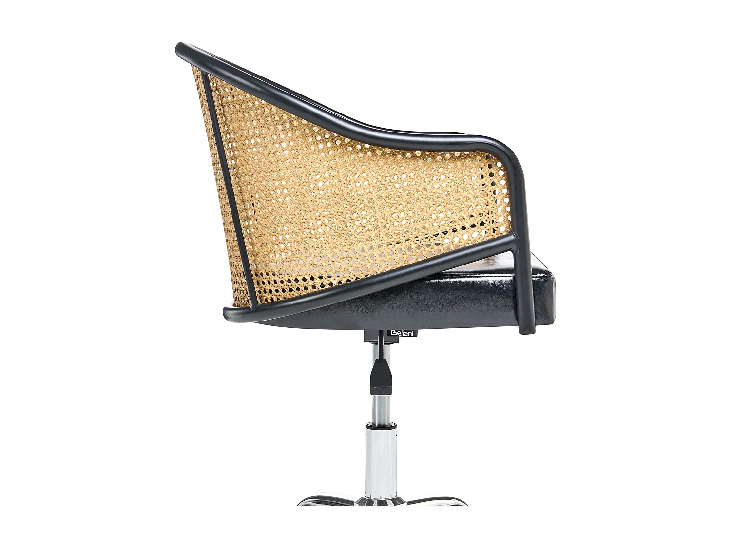 Chaise de bureau REDDING Cuir PU Noir