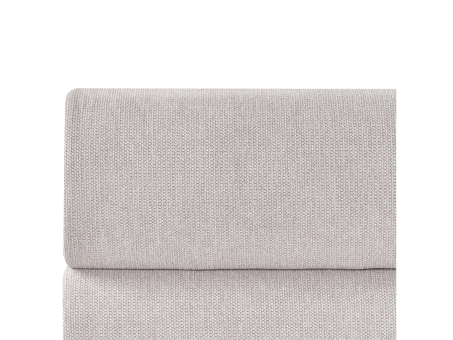 Lit ottoman BONIFACIO Lin synthétique Gris 140 x 200 cm