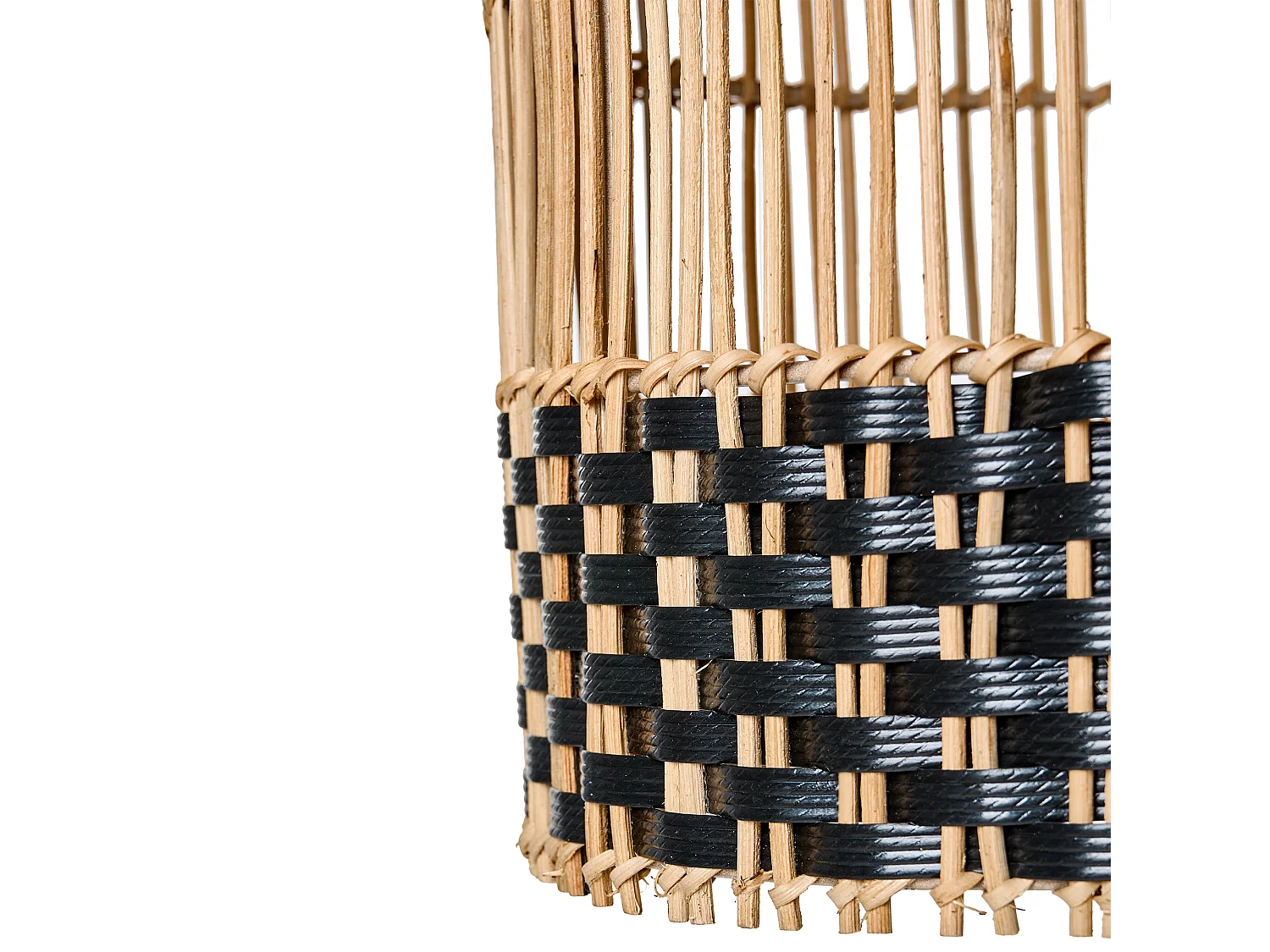 Lampe suspension GILO Rotin Naturel