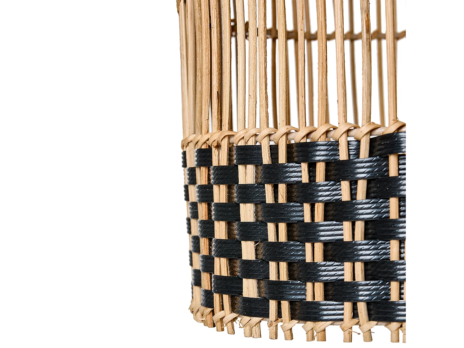 Lampe suspension GILO Rotin Naturel