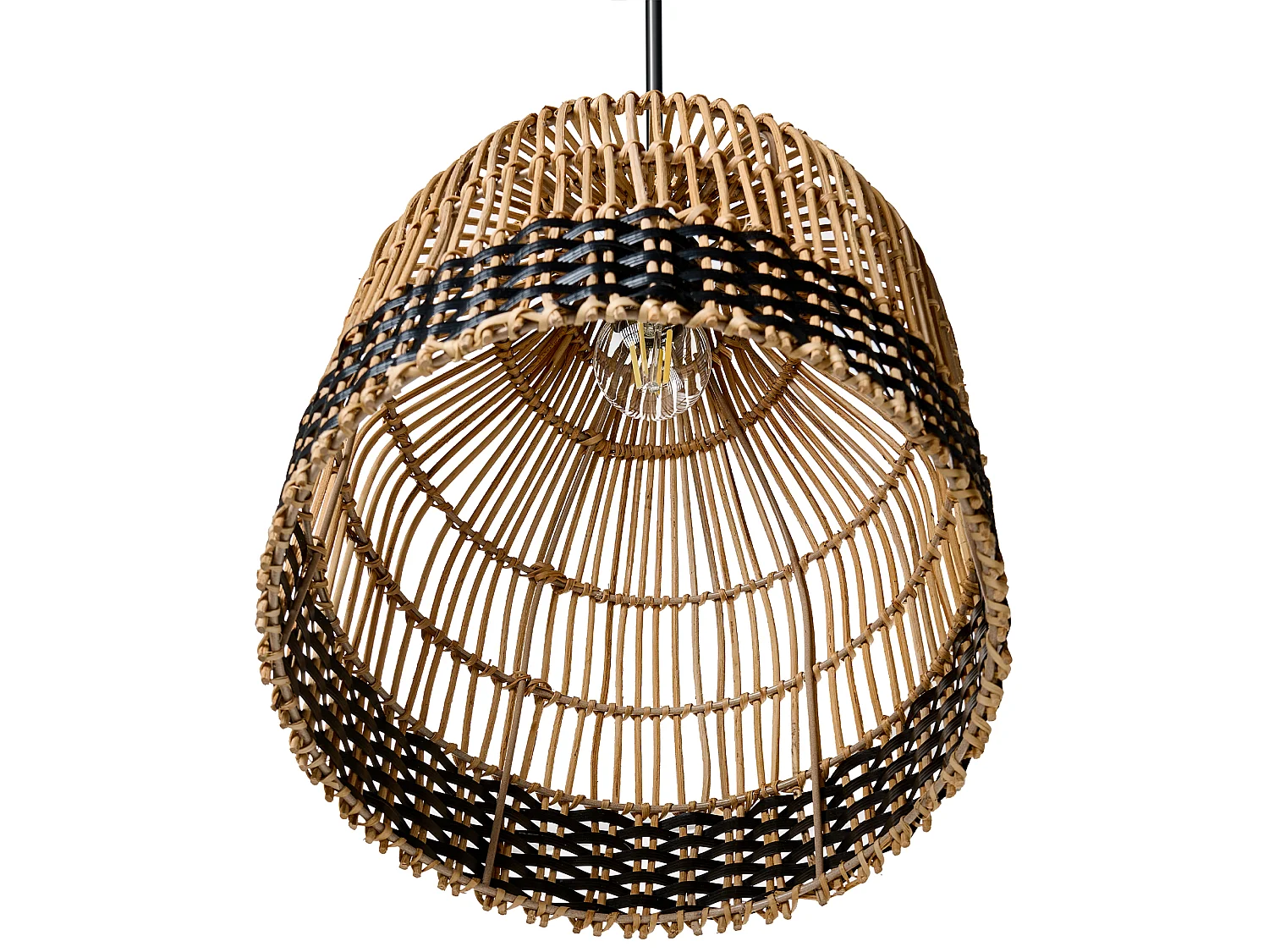 Pendant Lamp GILO Rattan Natural