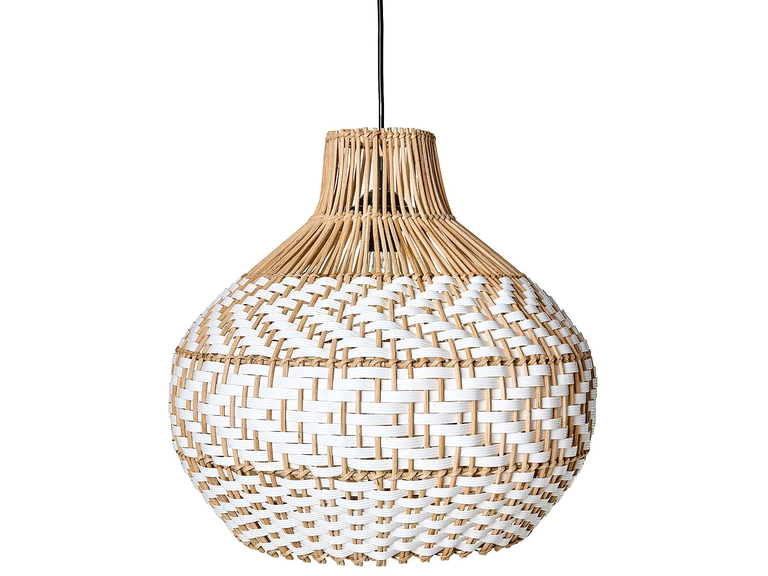 Pendant Lamp YAUCO Rattan White