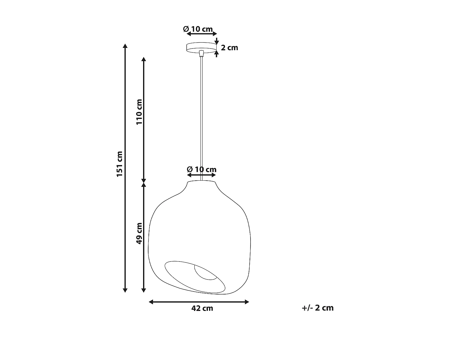 Lampe suspension GURABO Bambou Naturel