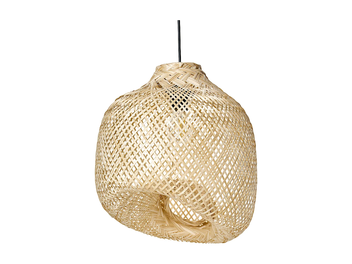 Lampe suspension GURABO Bambou Naturel