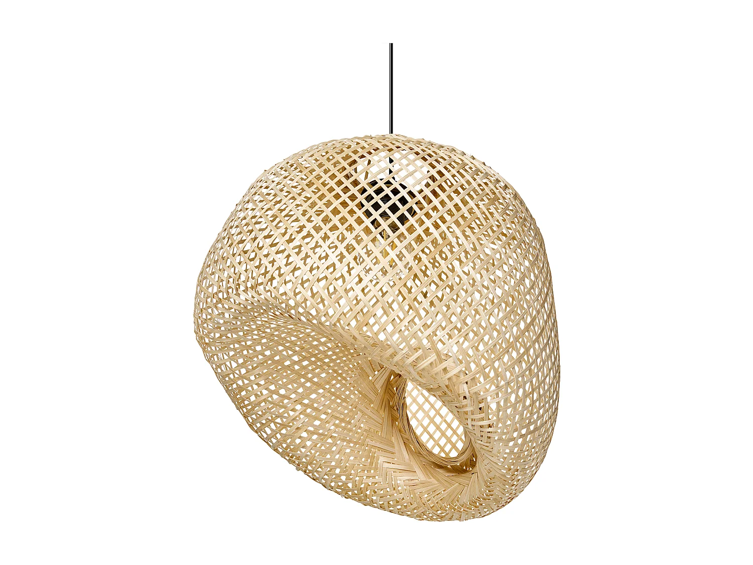 Lampe suspension GURABO Bambou Naturel