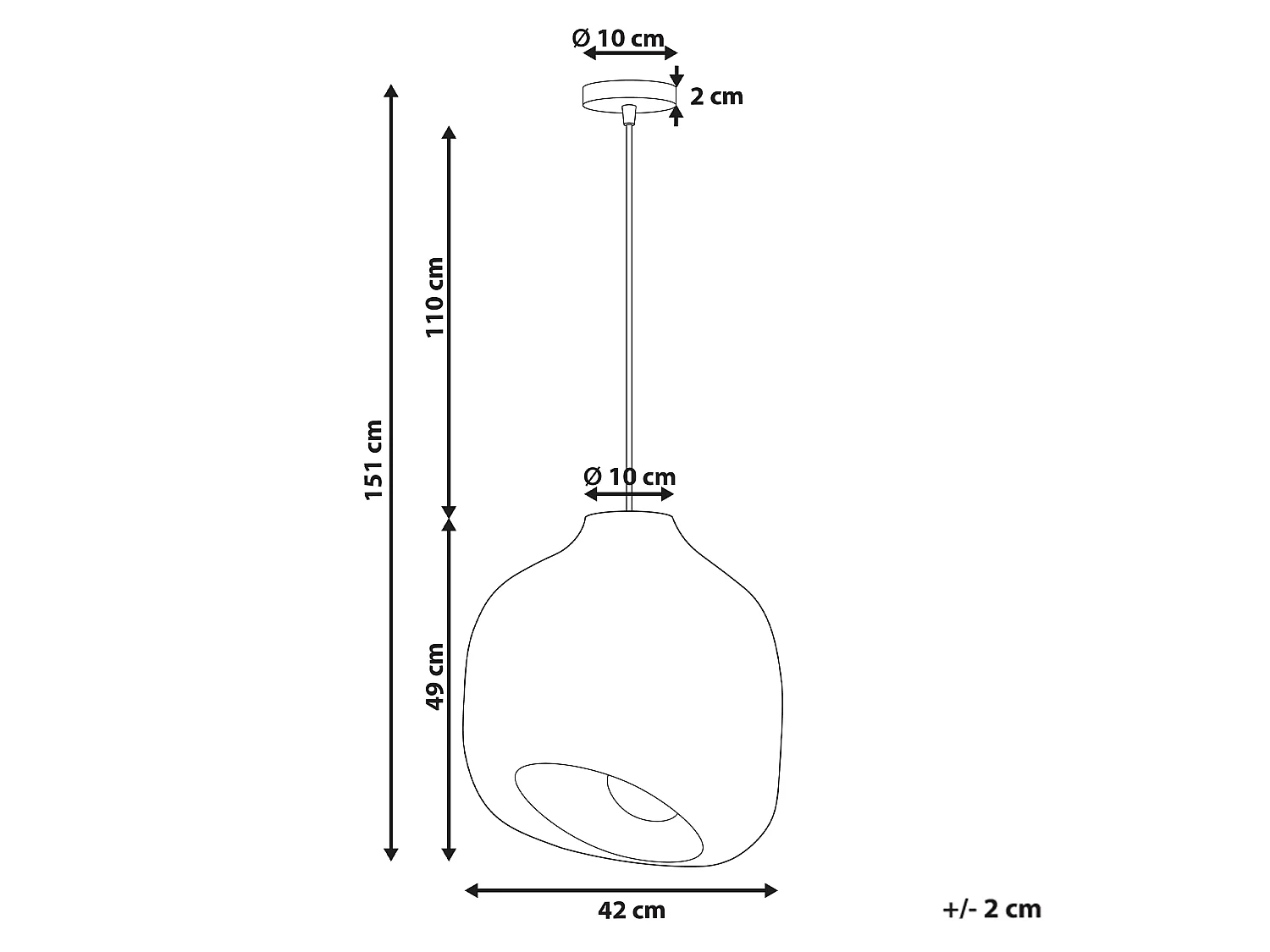 Lampe suspension GURABO Bambou Naturel