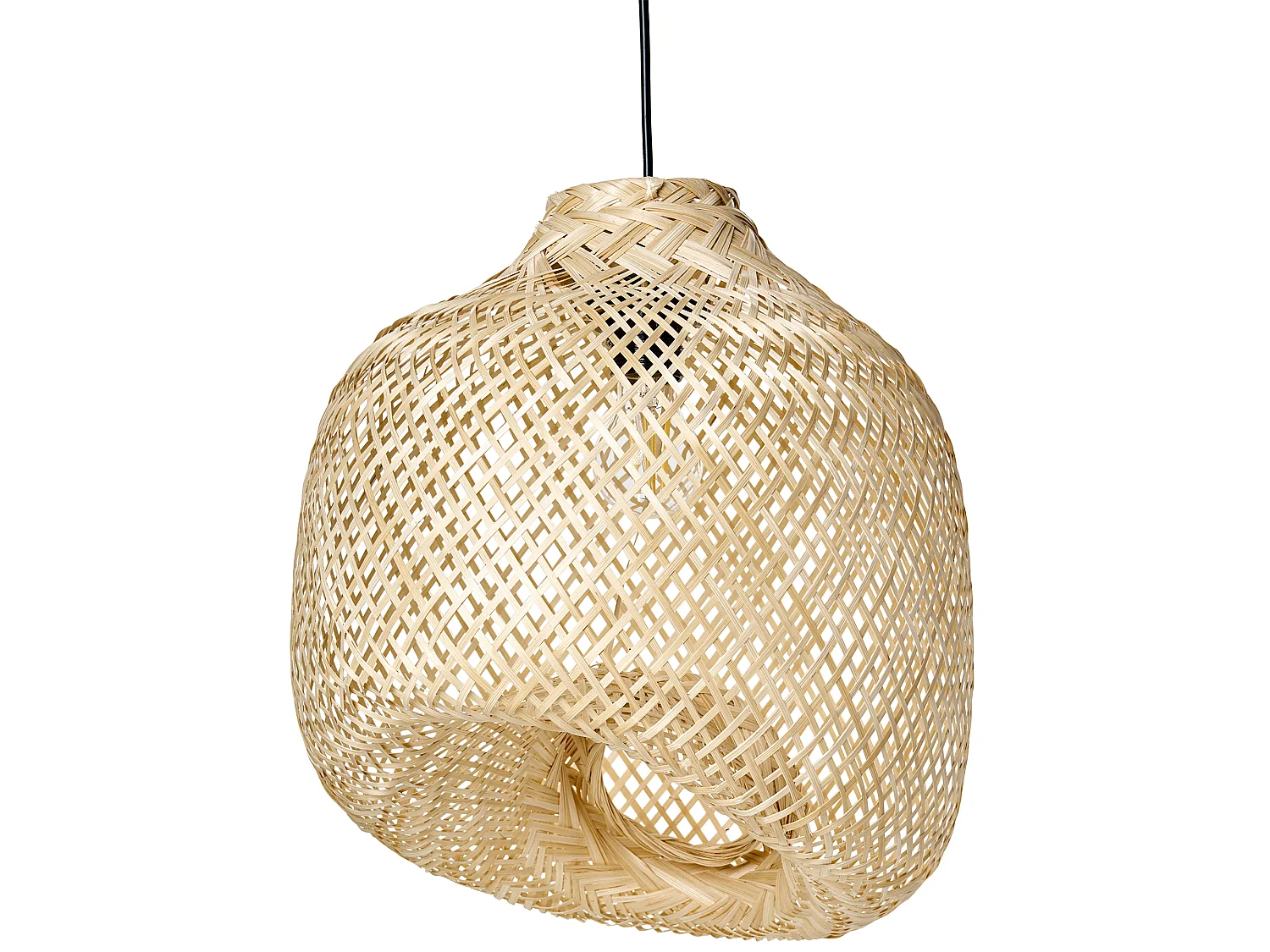 Lampe suspension GURABO Bambou Naturel