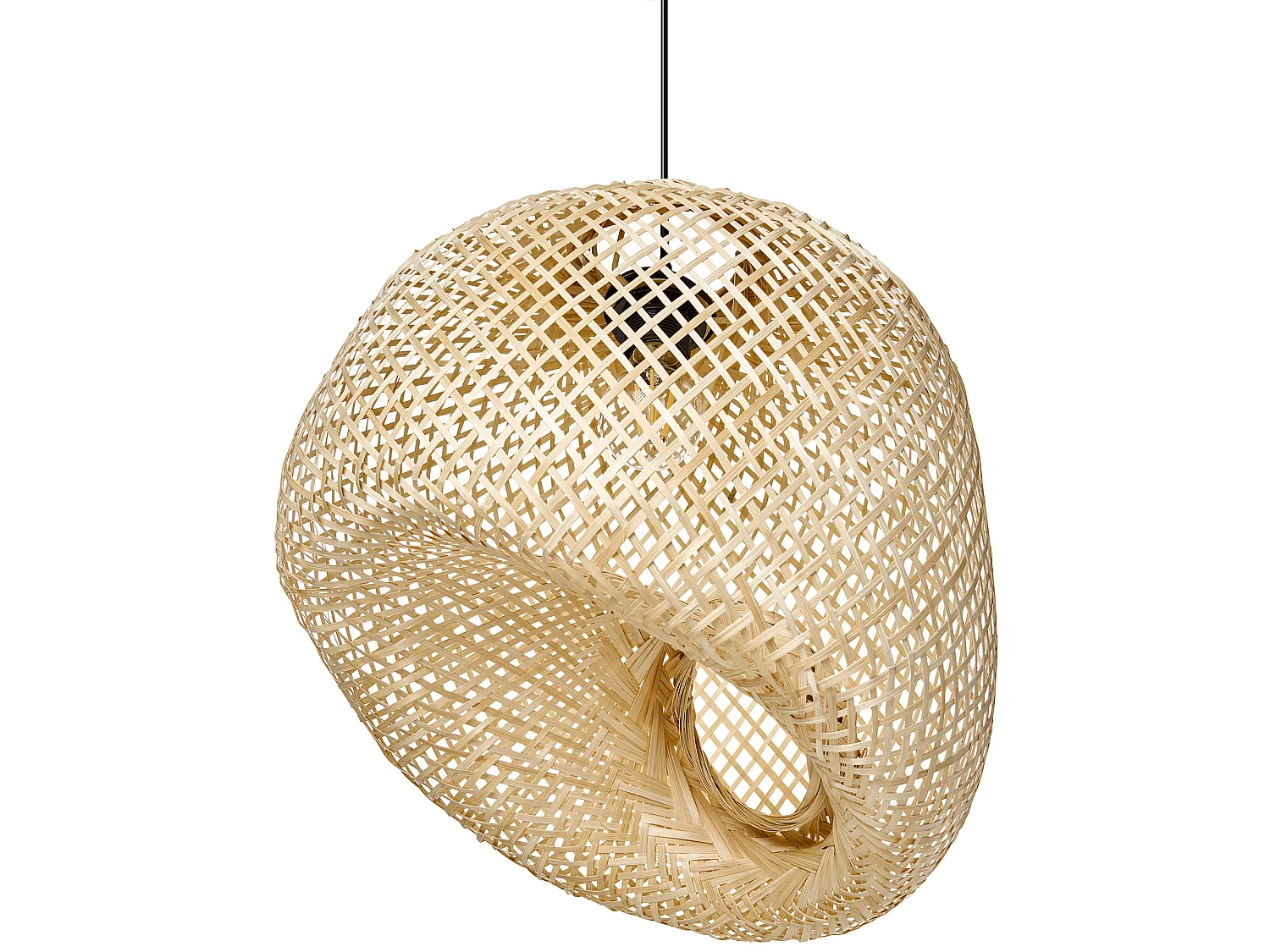 Lampe suspension GURABO Bambou Naturel