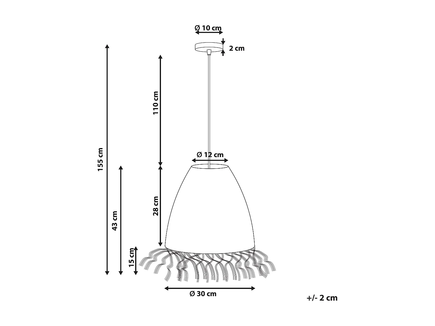 Lampe suspension MOROVIS Herbier marin Naturel