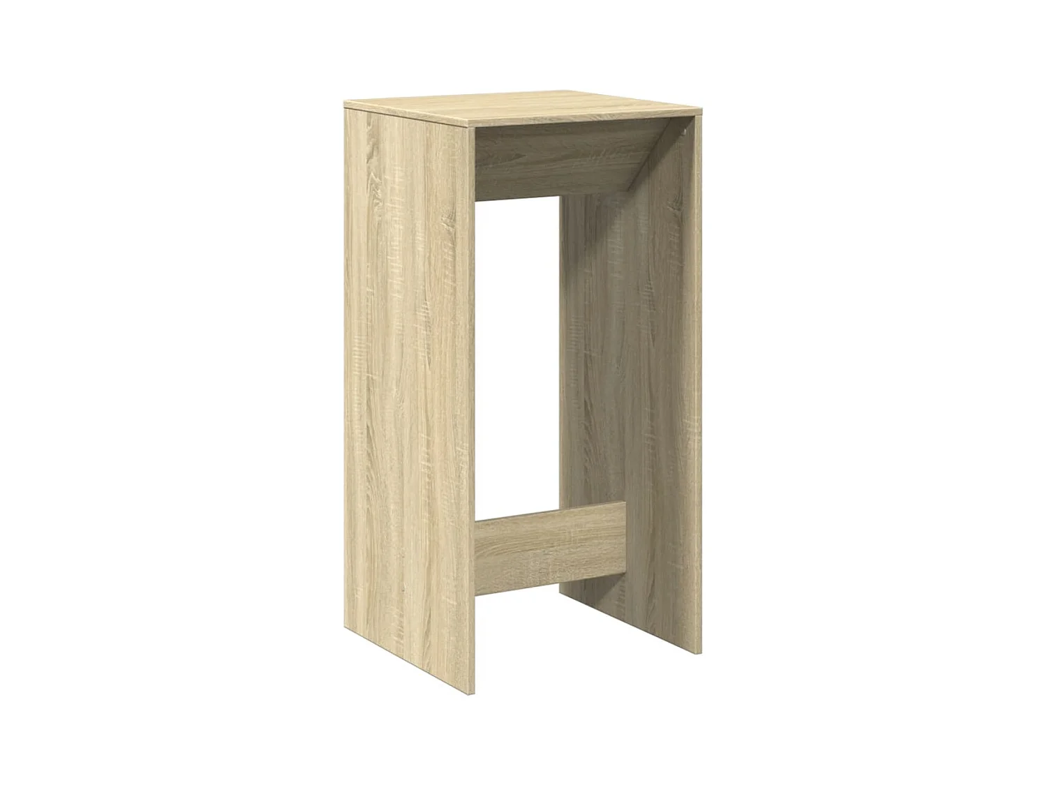 Table d’appoint multifonction 51 bois beige 51 x 50 x 103.5 cm DEC036443