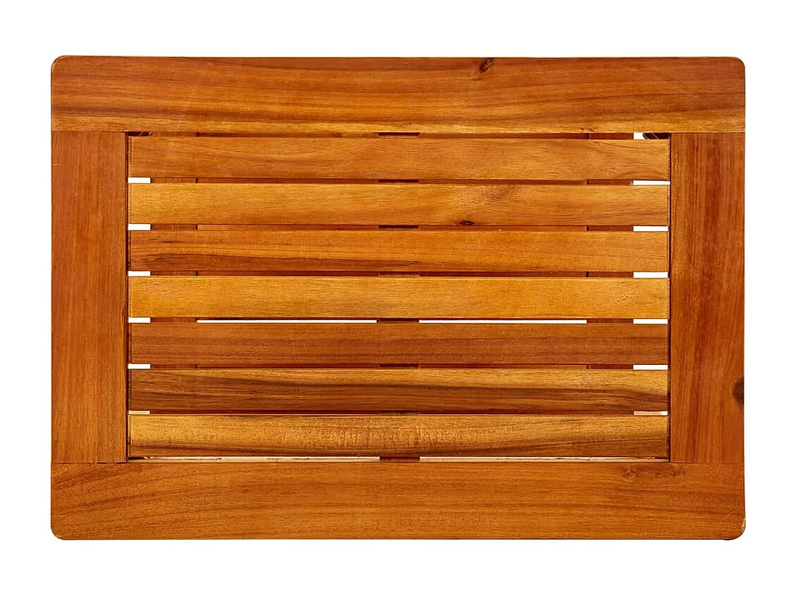 Table basse de salon bois marron 50 x 35 x 45 cm DEC037075