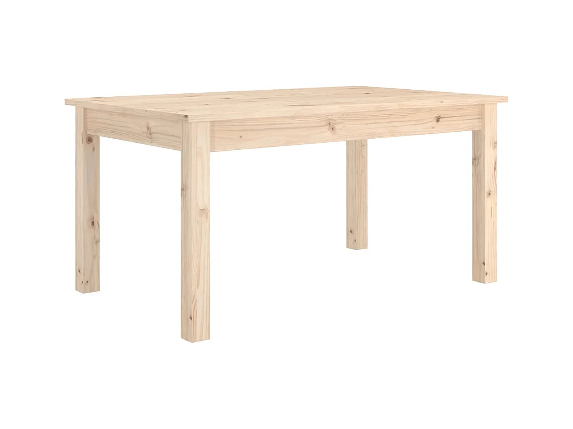 Table basse de salon bois marron 80 x 50 x 40 cm DEC037165