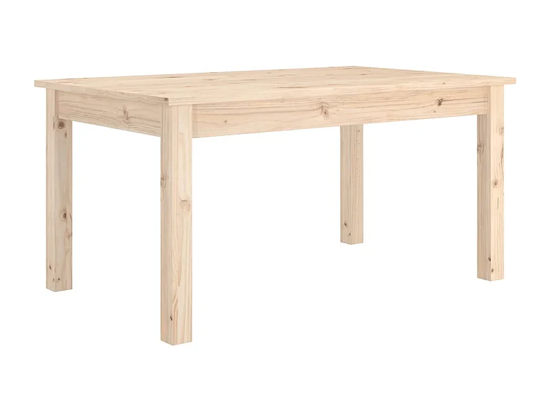 Table basse de salon bois marron 80 x 50 x 40 cm DEC037165