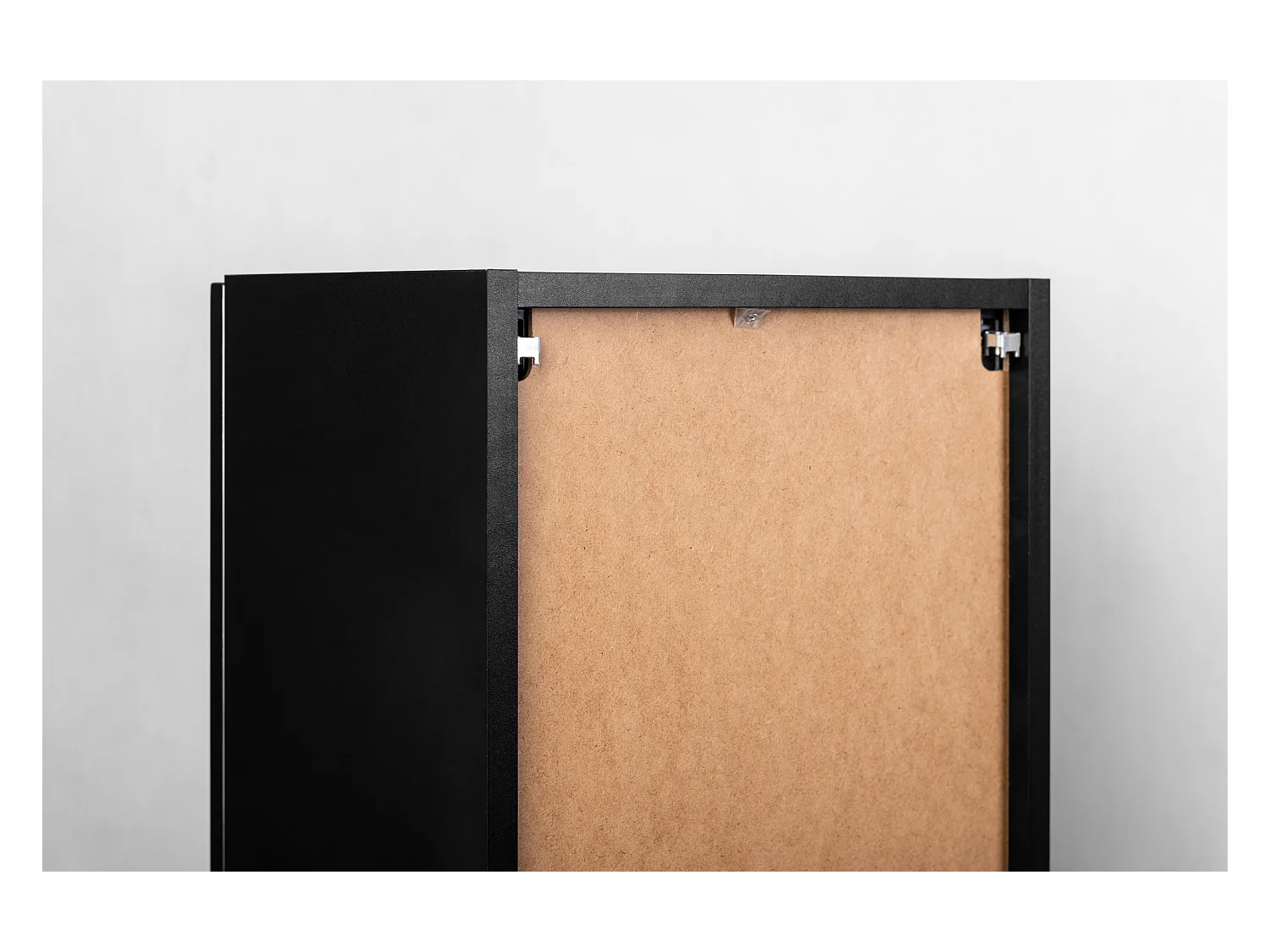 Badkamerkolom, Zwart, 35 x 136 x 27 cm, Zwarte handgreep