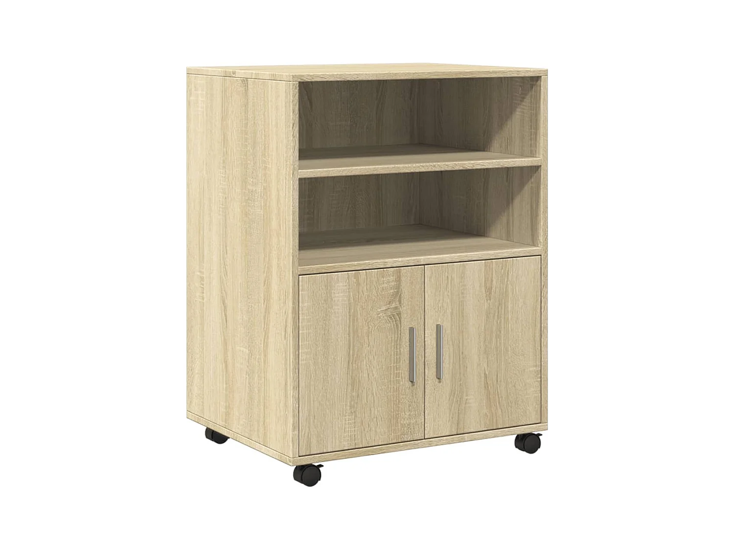 Meuble de bureau sur bois beige 60 x 48 x 81 cm DEC024494