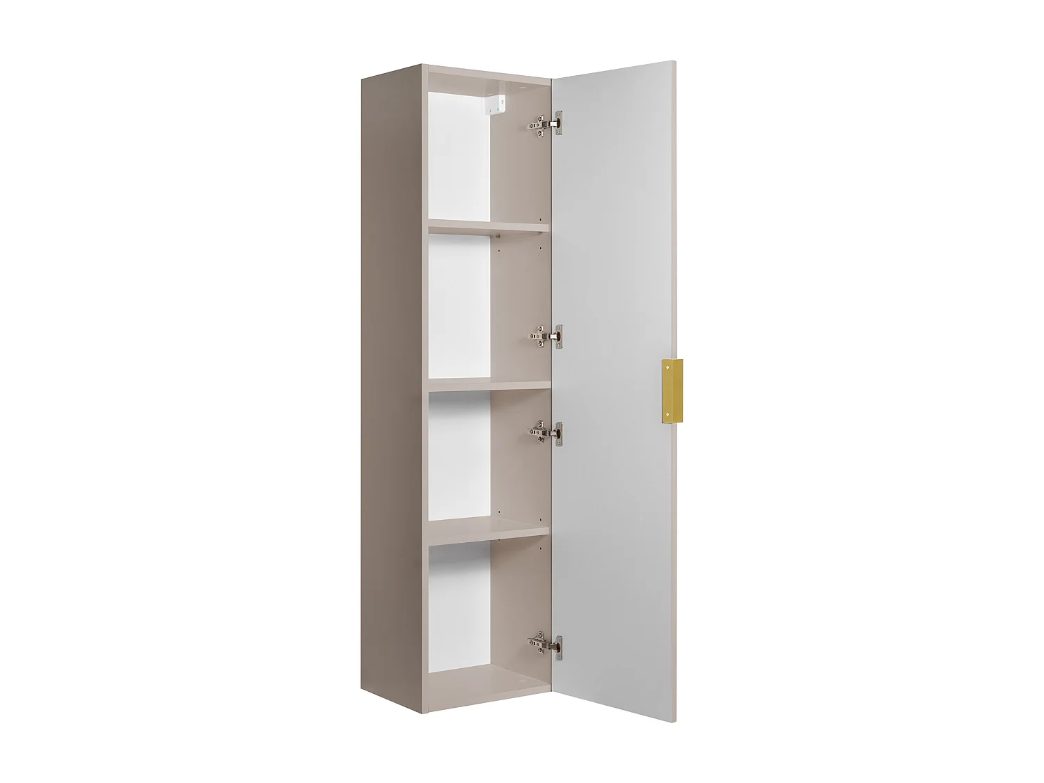 Columna de baño, Cachemira, 35 x 136 x 27 cm, tirador dorado