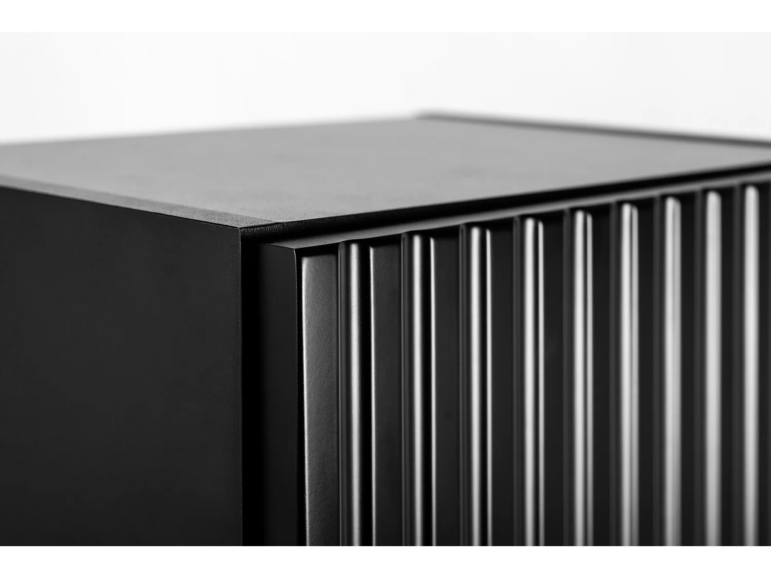 Badkamerkolom, Zwart, 35 x 136 x 27 cm, zilveren handgreep