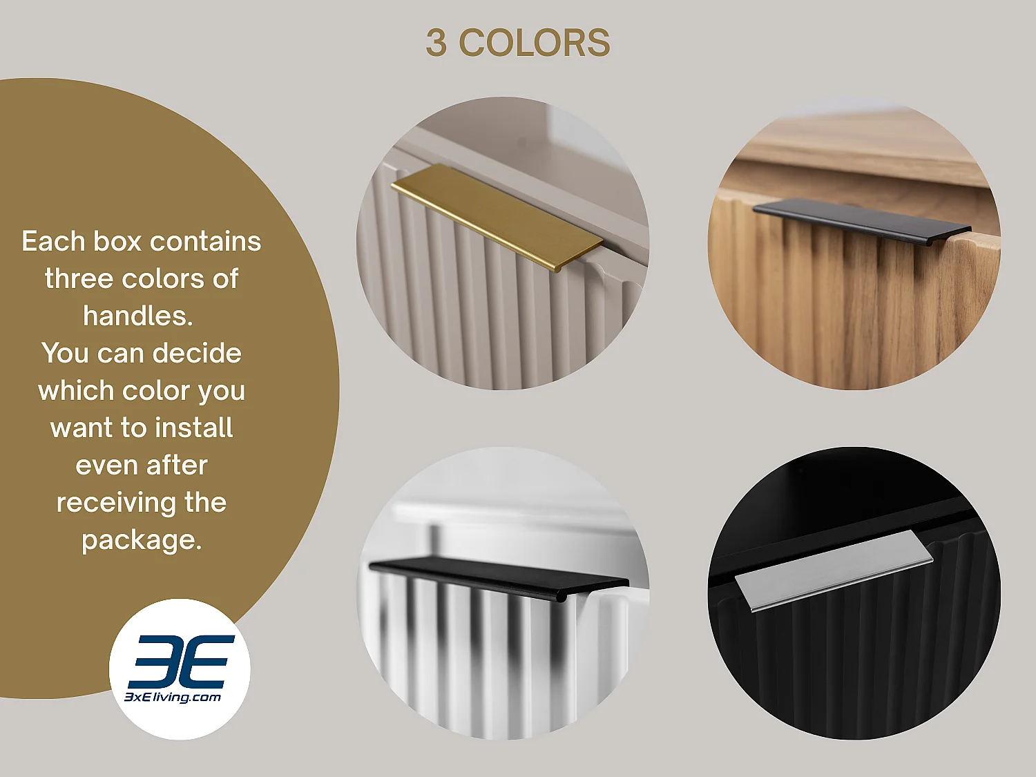 Mobile lavabo, Cashmere, 120 (2 x 60) x 77 x 46 cm, maniglia oro, gambe nere + Piano