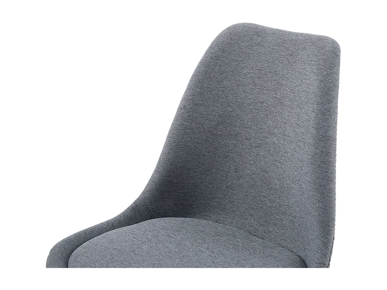 Lot de 4 chaises de Salle à Manger Scandinaves - Gris