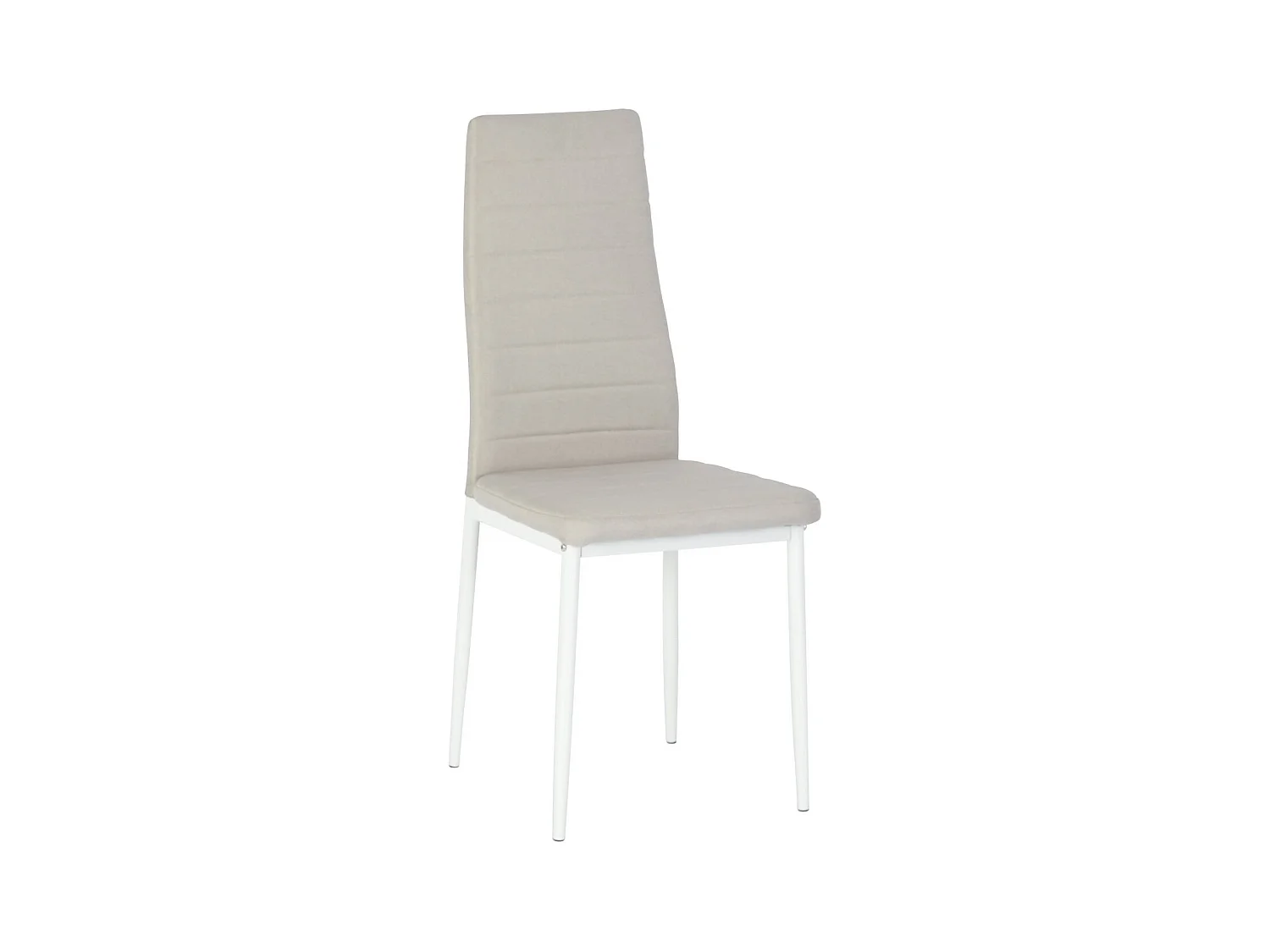 Lot de 4 Chaises Design Beige Tissu Scandinave Chaise de Salle à manger
