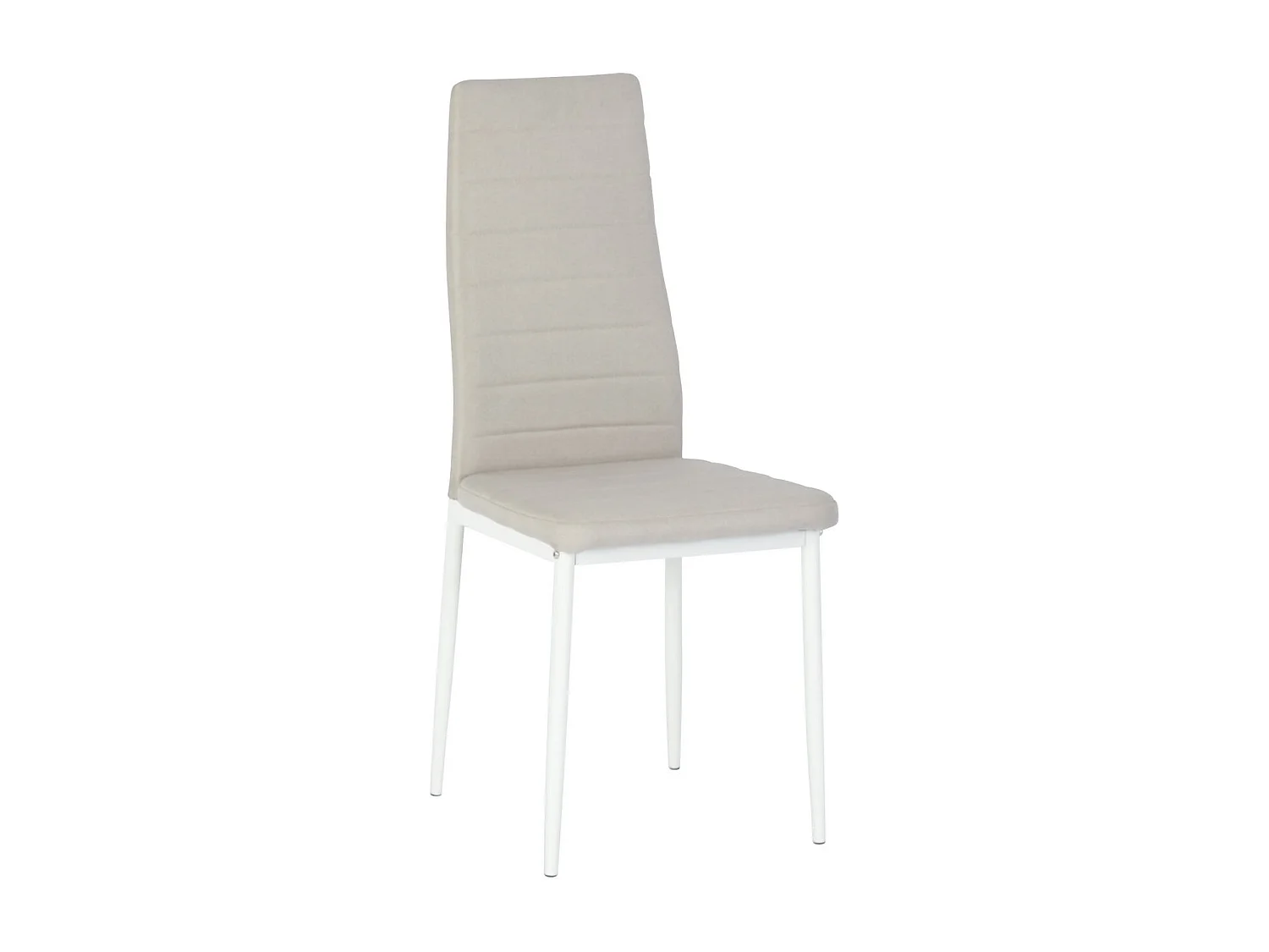 Lot de 4 Chaises Design Beige Tissu Scandinave Chaise de Salle à manger