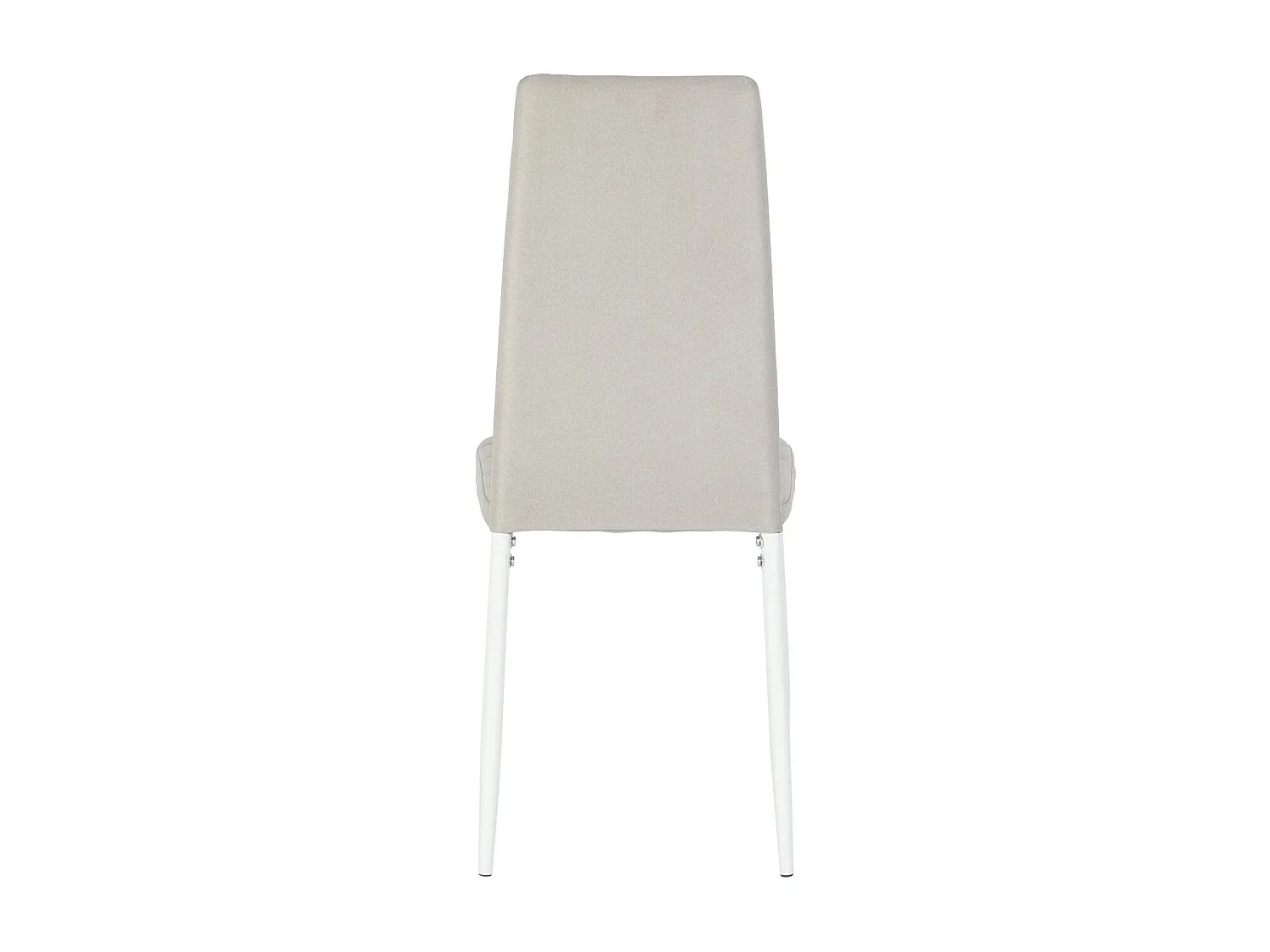 Lot de 4 Chaises Design Beige Tissu Scandinave Chaise de Salle à manger