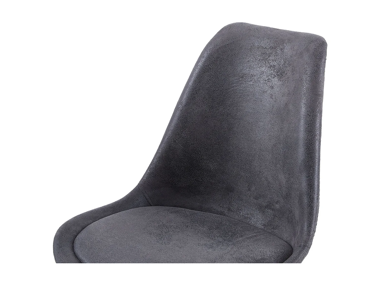 Lot de 4 chaises Scandinaves pour Salle à Manger - Gris