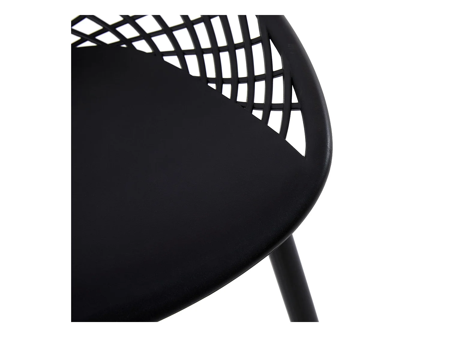 Set di 6 Sedie da Pranzo Scandinave Nere - Stile Classico Compatto Confortevole