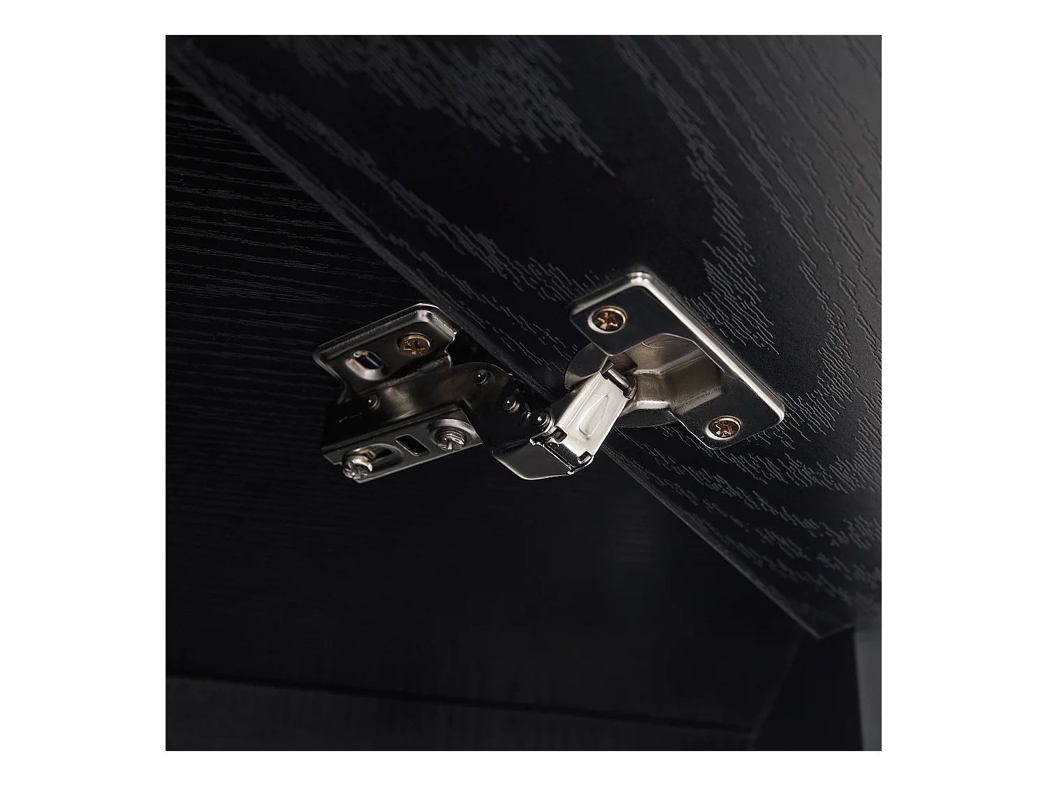 Garderobenset: Moderne Garderobe, Flurschrank, 4 Haken, schwarz